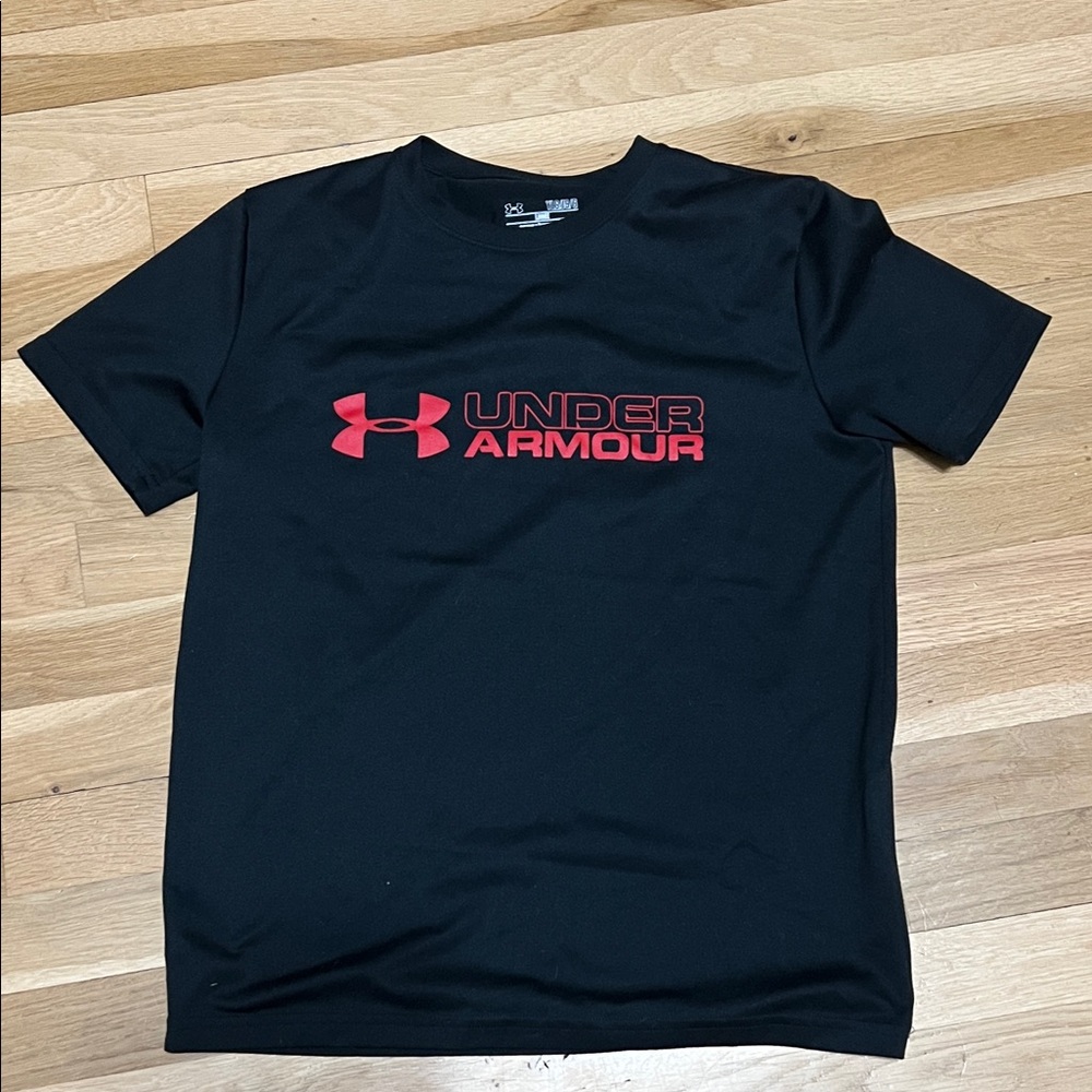 Under Armour Black Tee with Red Accents